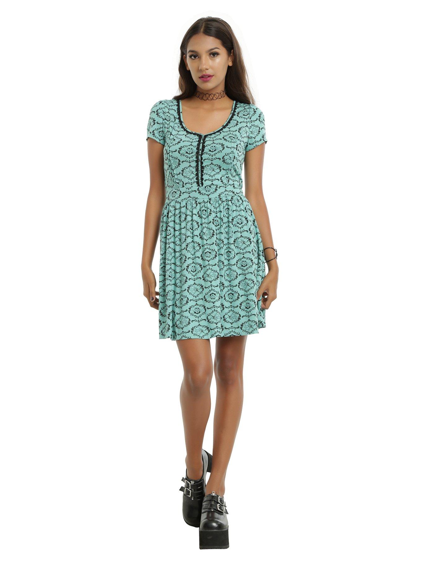 The Nightmare Before Christmas Mint Jack & Zero Filigree Dress, , alternate