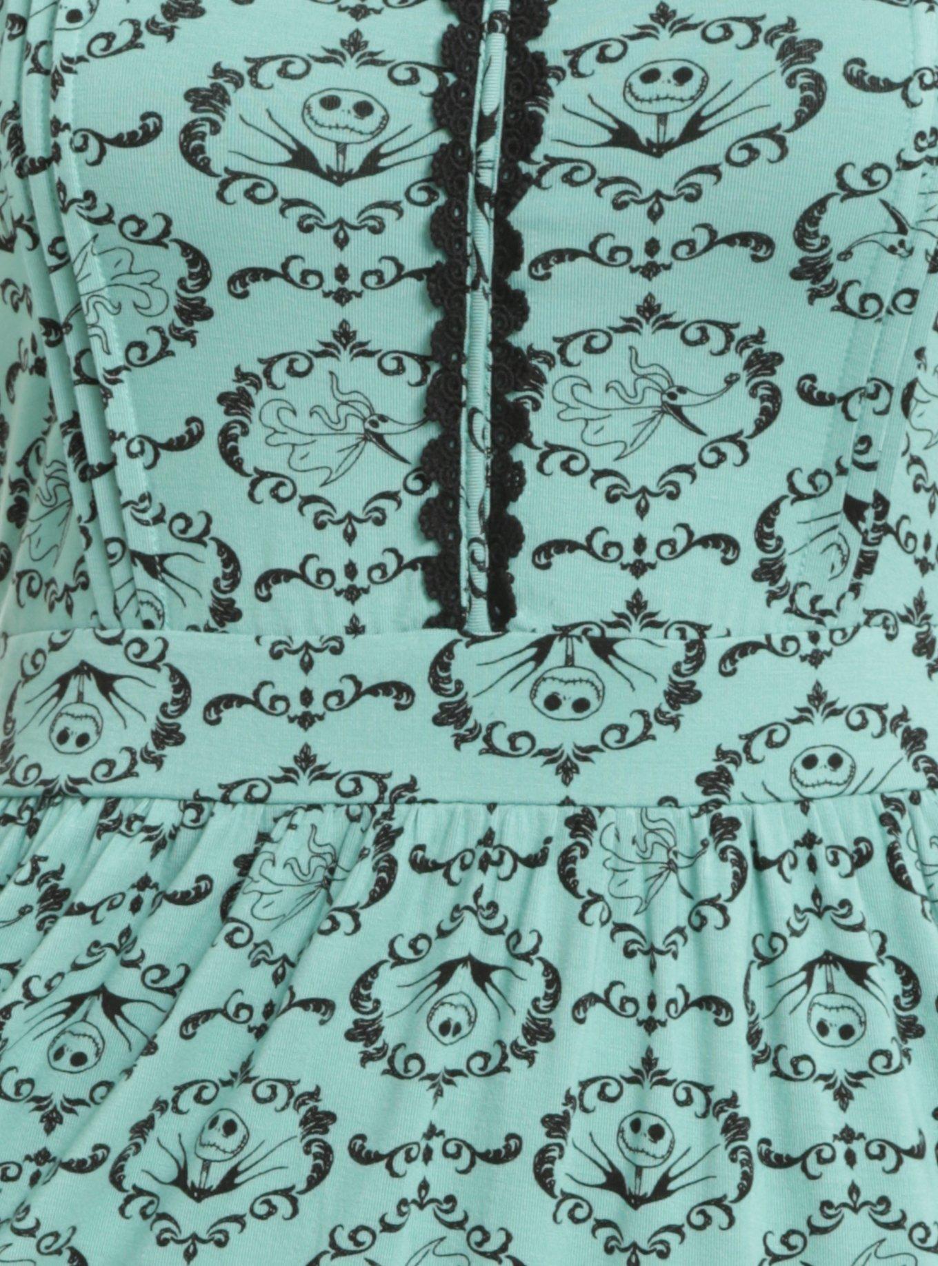 The Nightmare Before Christmas Mint Jack & Zero Filigree Dress, , alternate