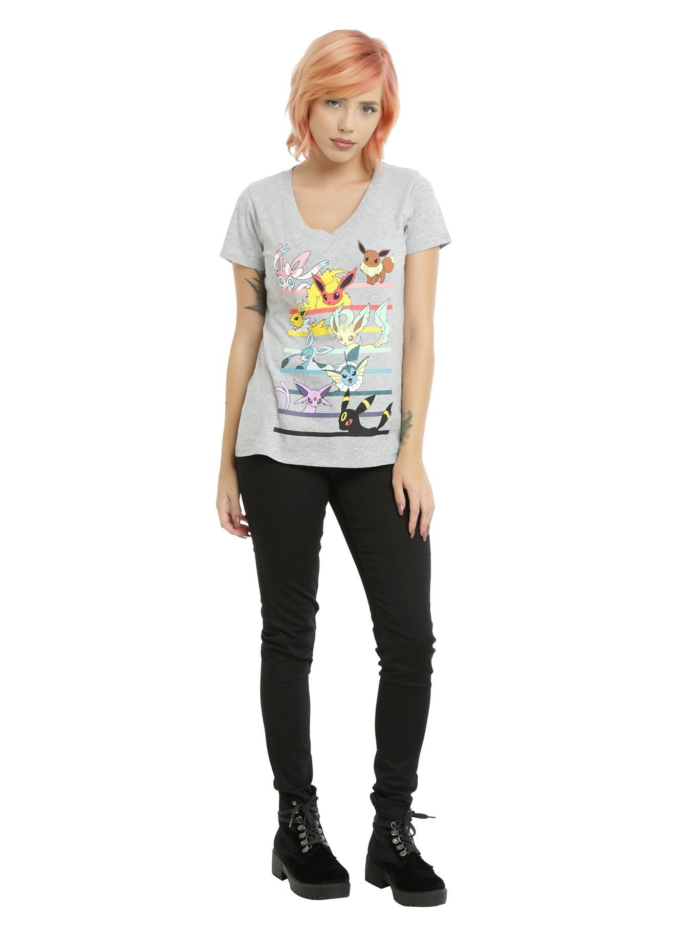 Pokemon Eevee and Pikachu T-Shirt - TeeNavi