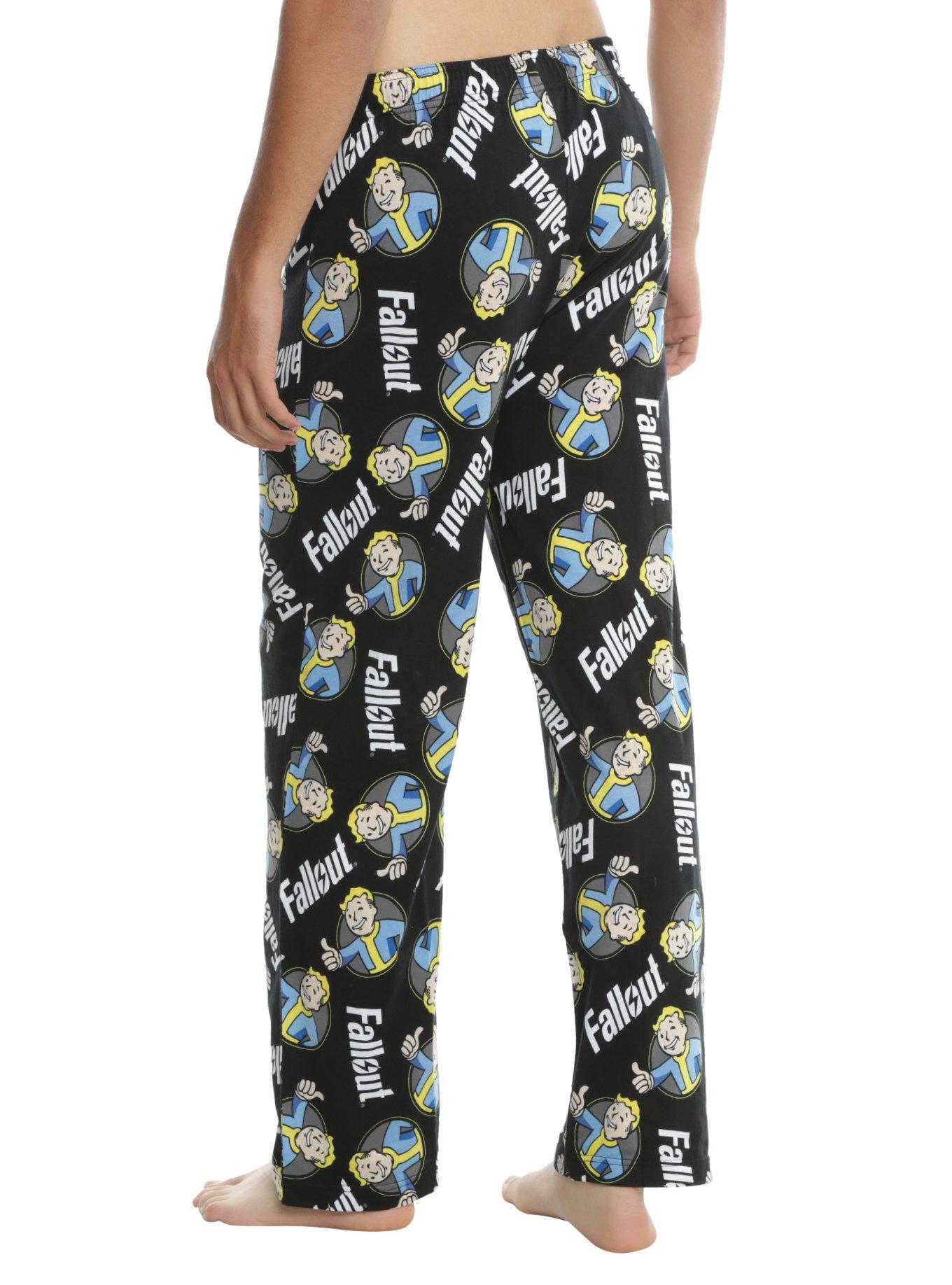 Fallout Vault Boy Thumbs Up Guys Pajama Pants, , alternate