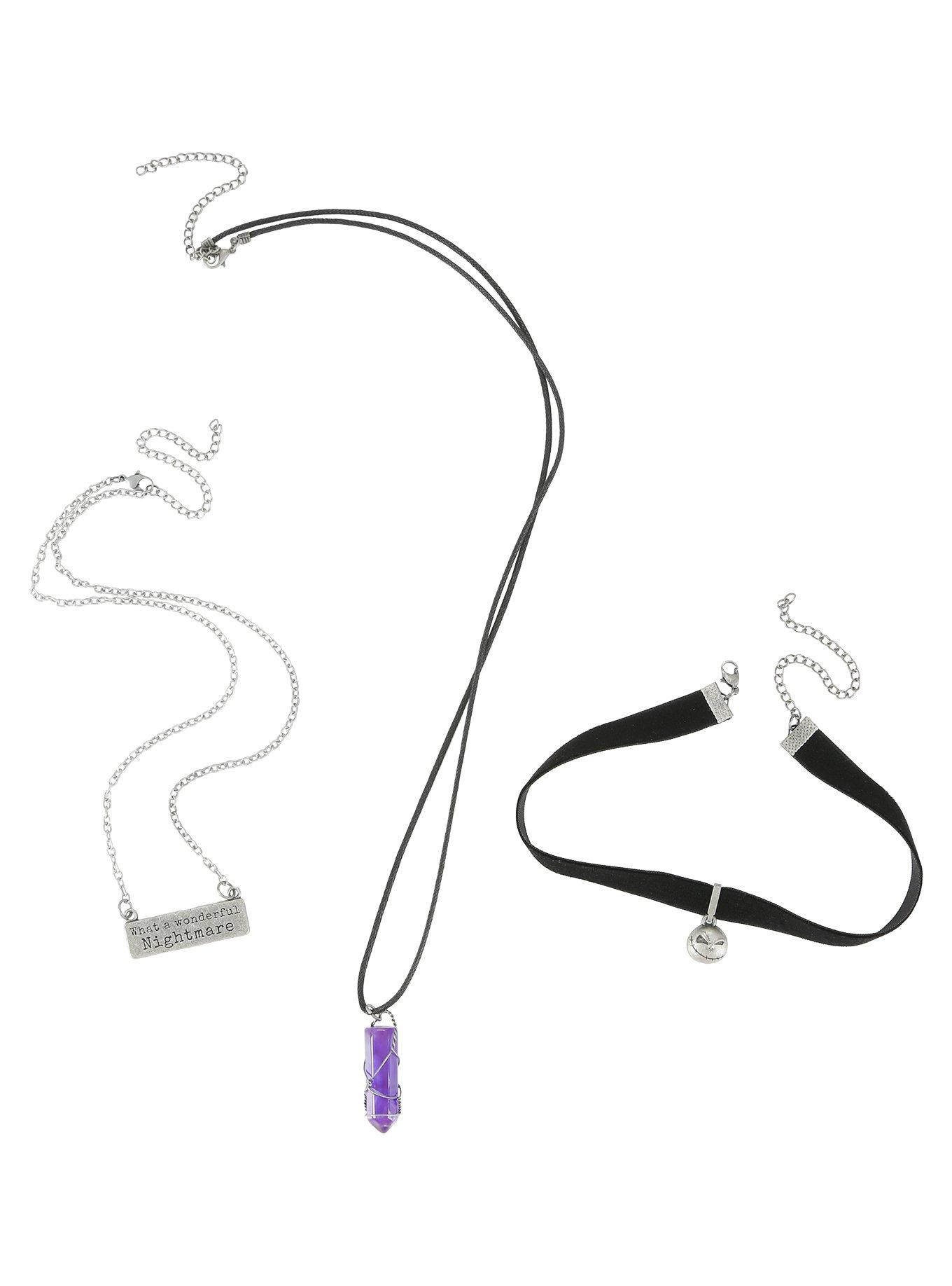 The Nightmare Before Christmas Wonderful Nightmare Choker & Necklace Set, , alternate