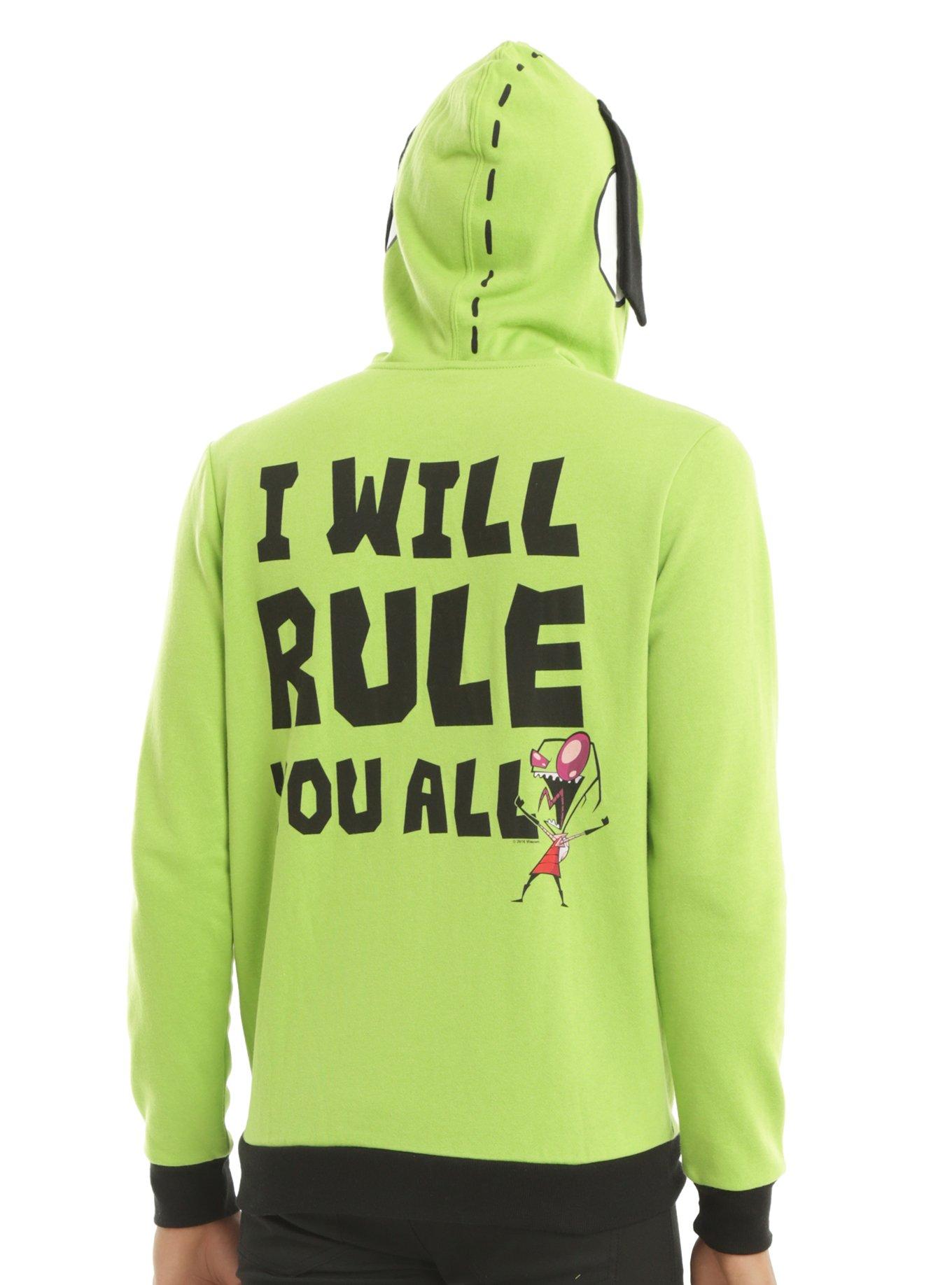 Invader Zim Cosplay Hoodie, , alternate