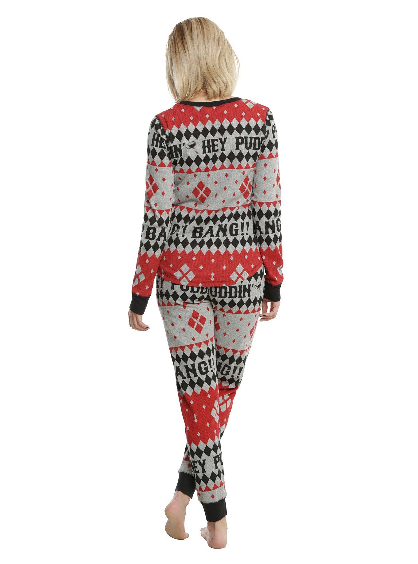 DC Comics Harley Quinn Girls Thermal Sleep Set, , alternate