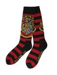 Harry Potter Hogwarts Crest Striped Knee-High Sweater Socks, , alternate