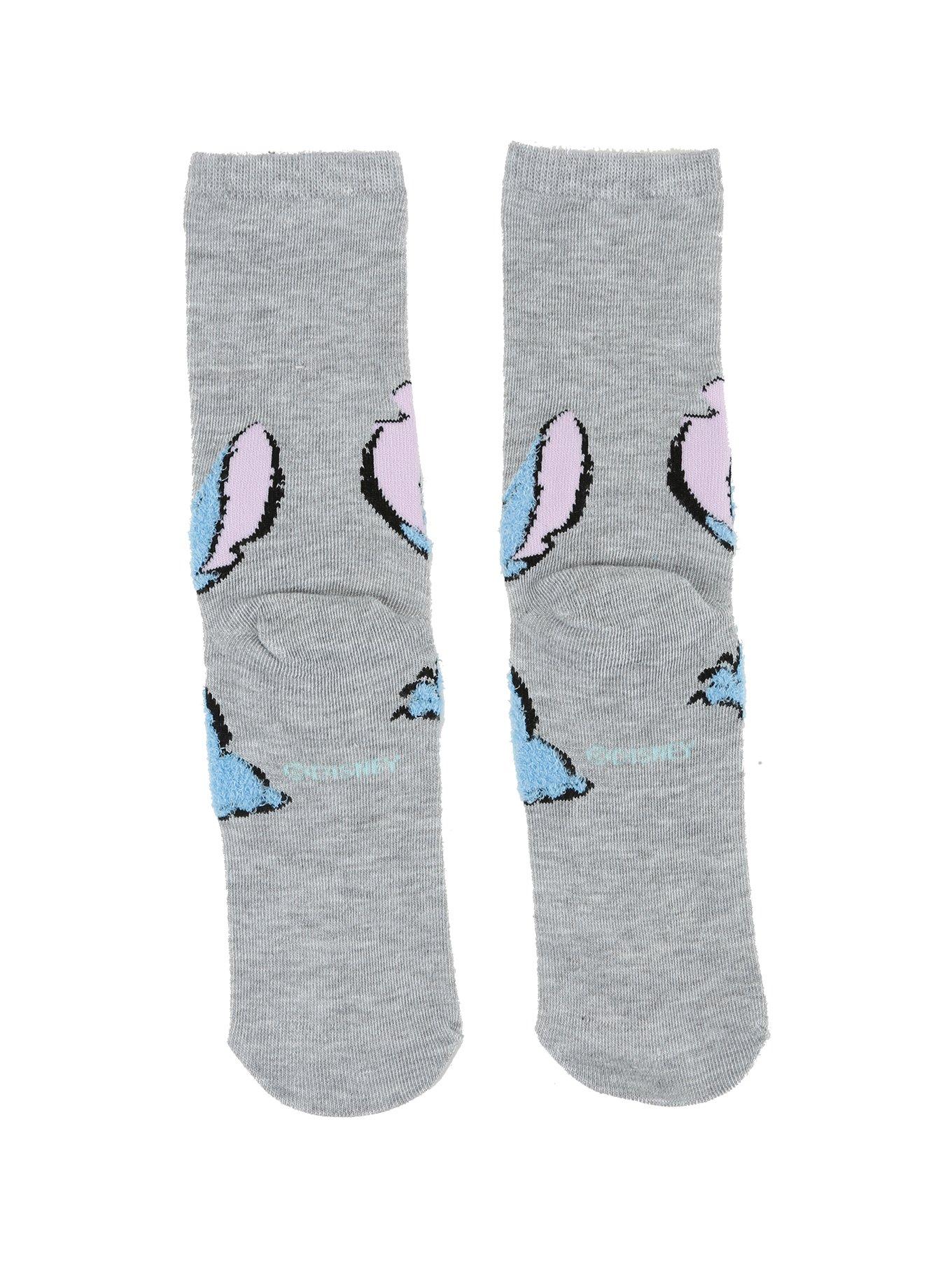 Disney Lilo & Stitch Fuzzy Stitch Socks, , alternate