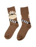 Star Wars Chewbacca Fuzzy Crew Socks, , alternate