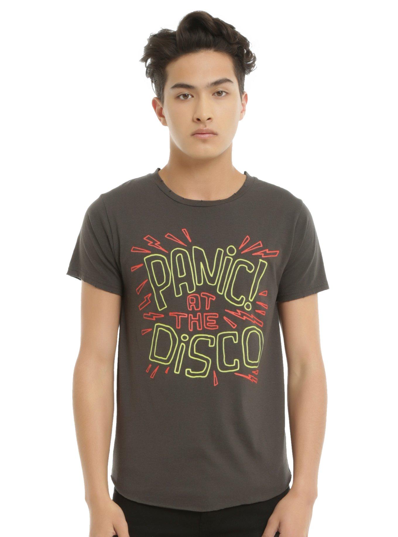 Panic! At The Disco Bolt Logo Raw Edge Tri-Blend T-Shirt, , alternate