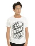 Fall Out Boy Banner Logo Raw Edge Tri-Blend T-Shirt, , alternate