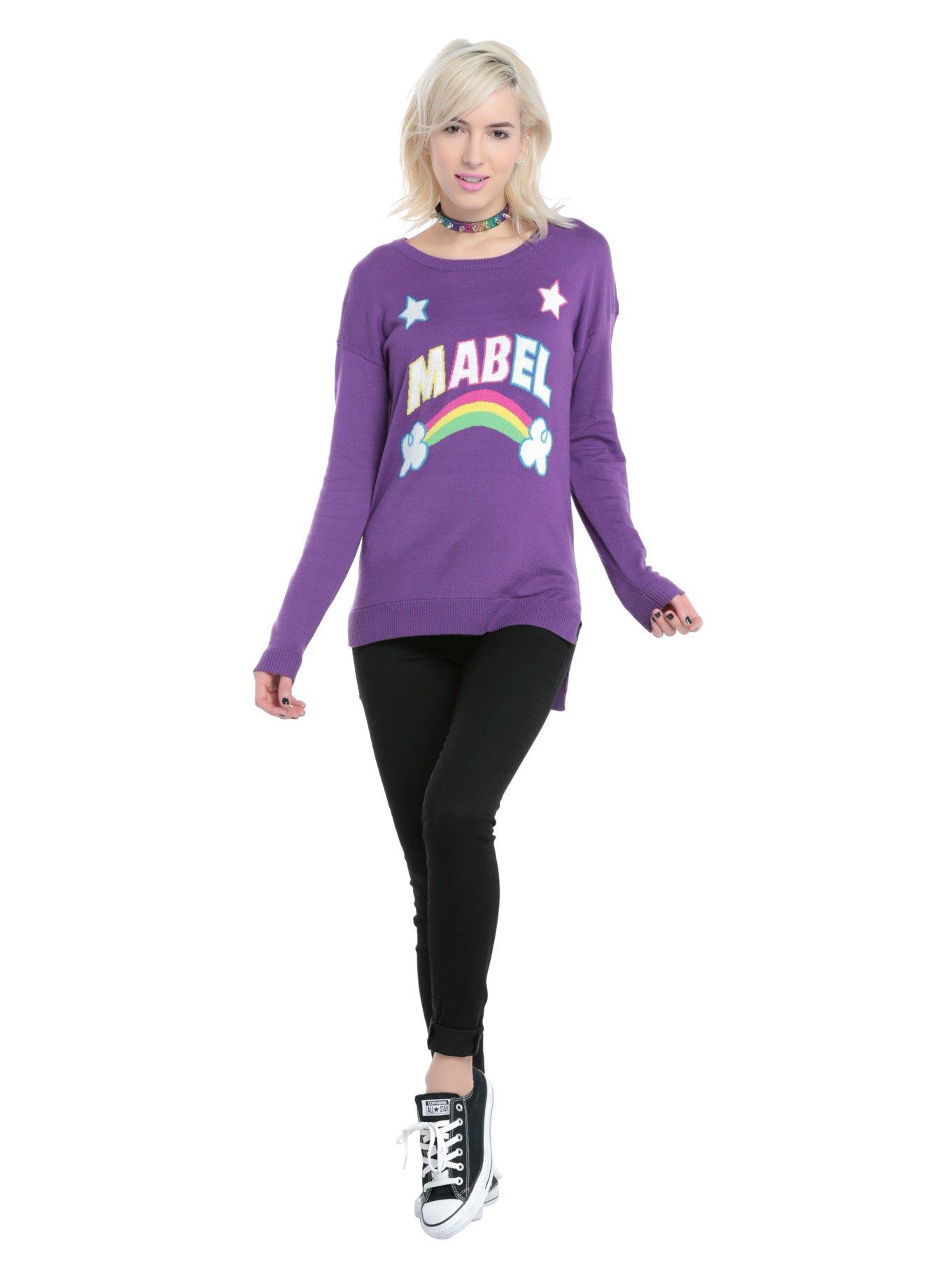 Gravity Falls Mabel Intarsia Girls Sweater, , alternate