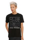 Real Friends Loose Home Inside My Head Line Art T-Shirt, , alternate