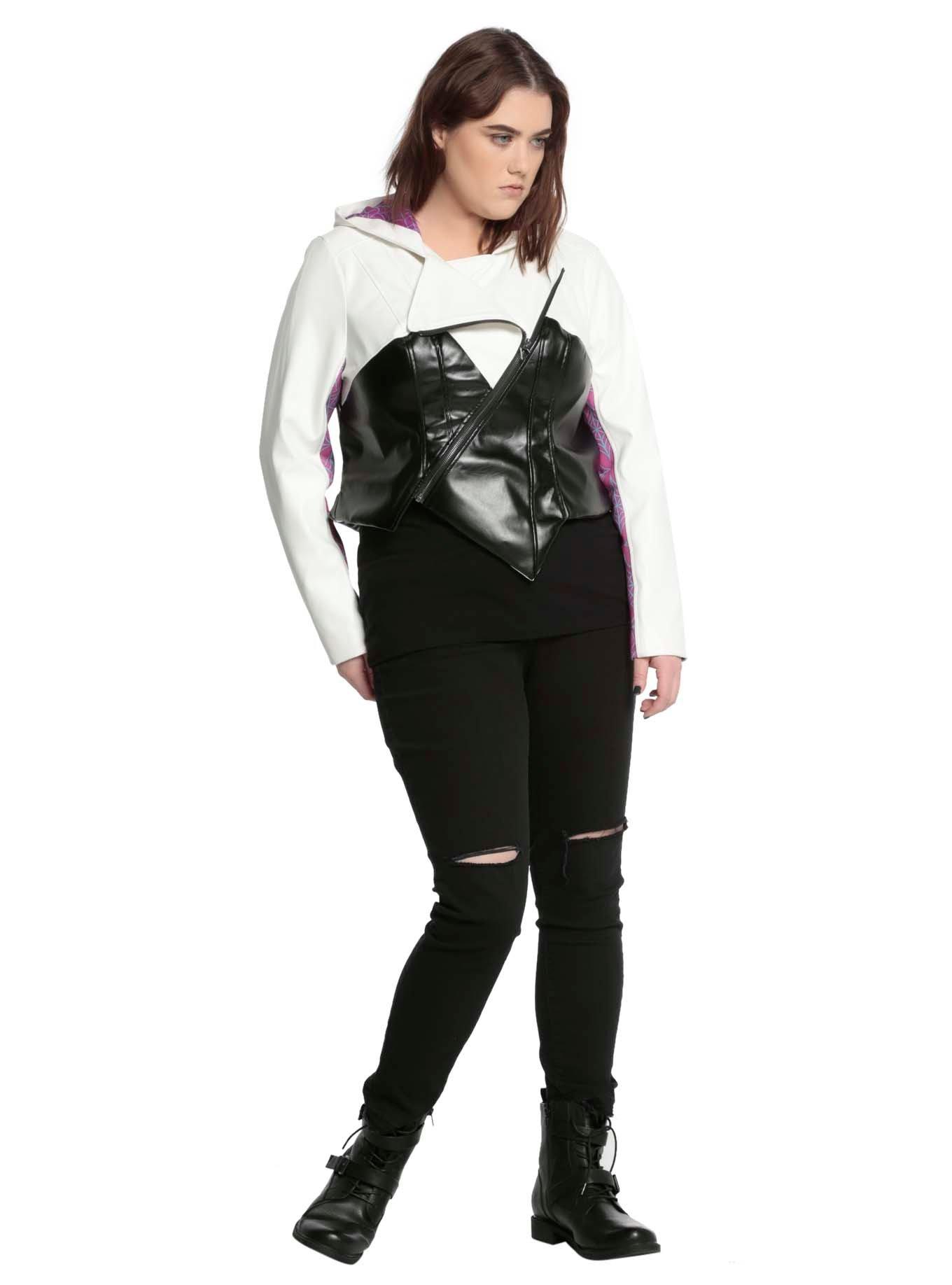 Her Universe Women Of Marvel Spider-Gwen Jacket Plus Size, , alternate