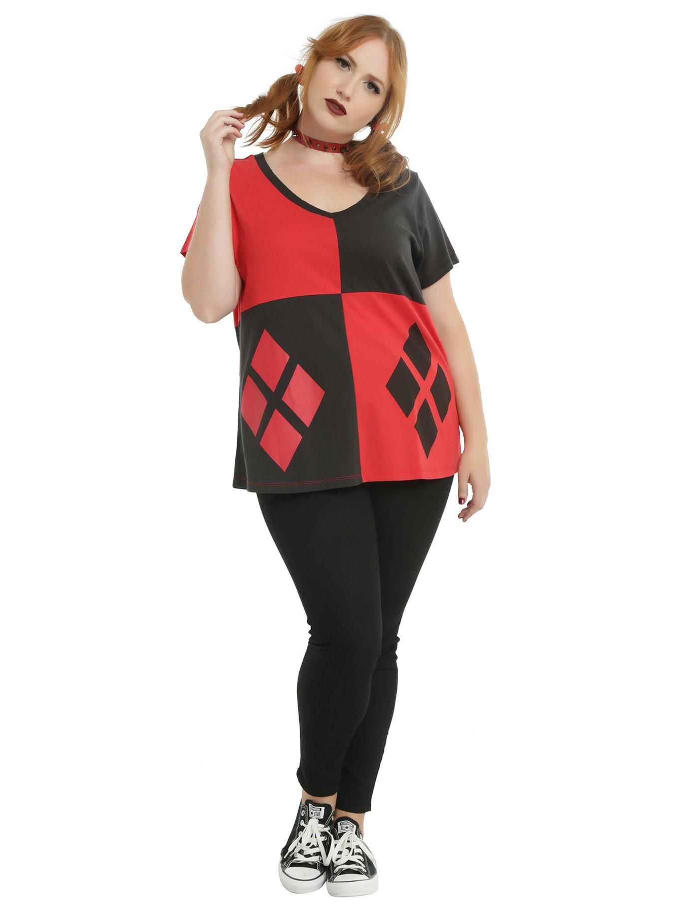 DC Comics Harley Quinn Cosplay Girls T-Shirt Plus Size, , alternate