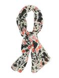 Disney Beauty And The Beast Silhouette Rose Viscose Scarf, , alternate