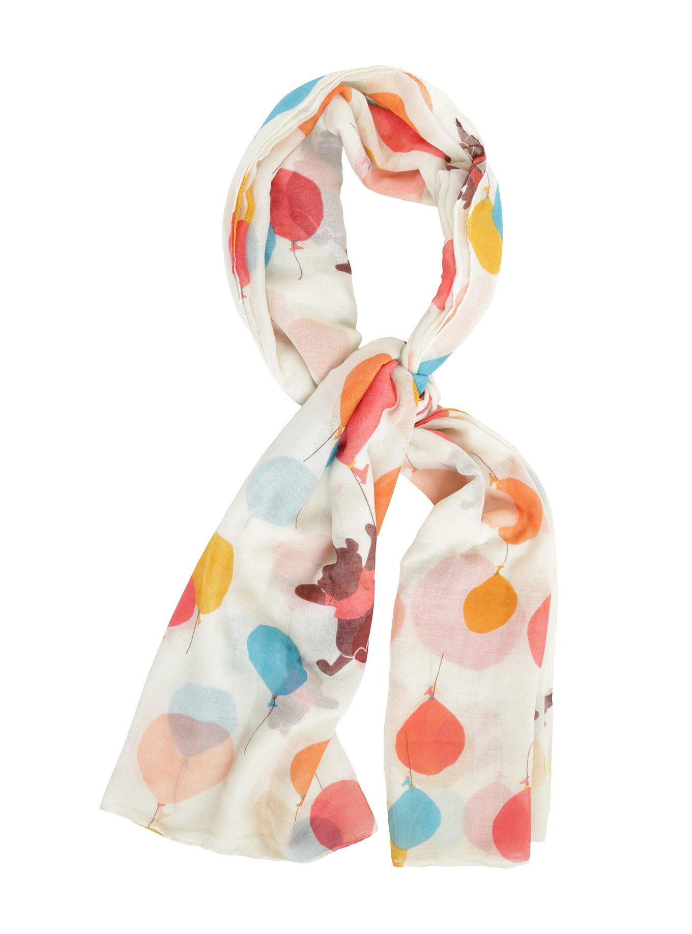 Disney Winnie The Pooh & Balloons Viscose Scarf, , alternate