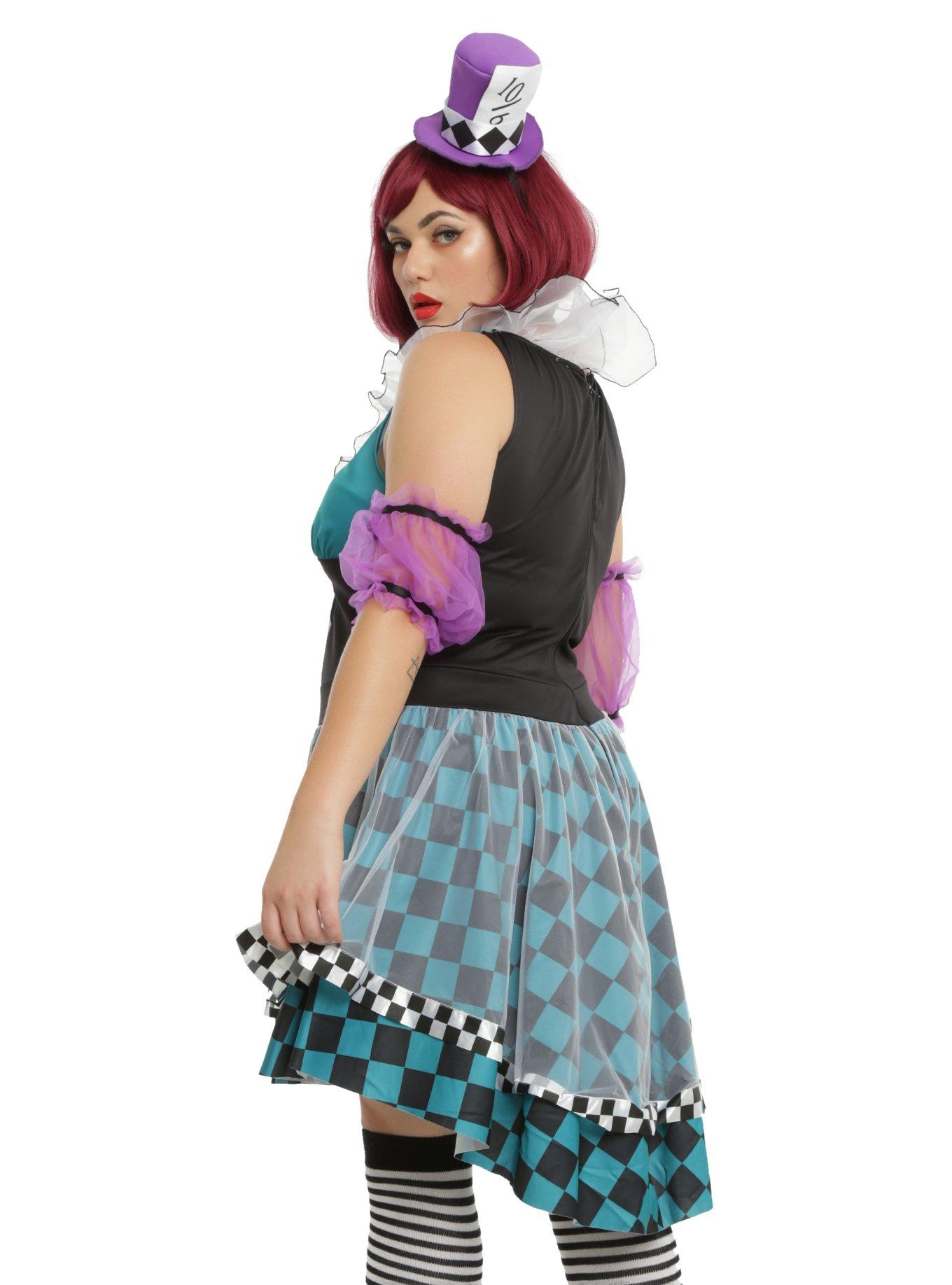 Manic Mad Hatter Costume Plus Size, , alternate