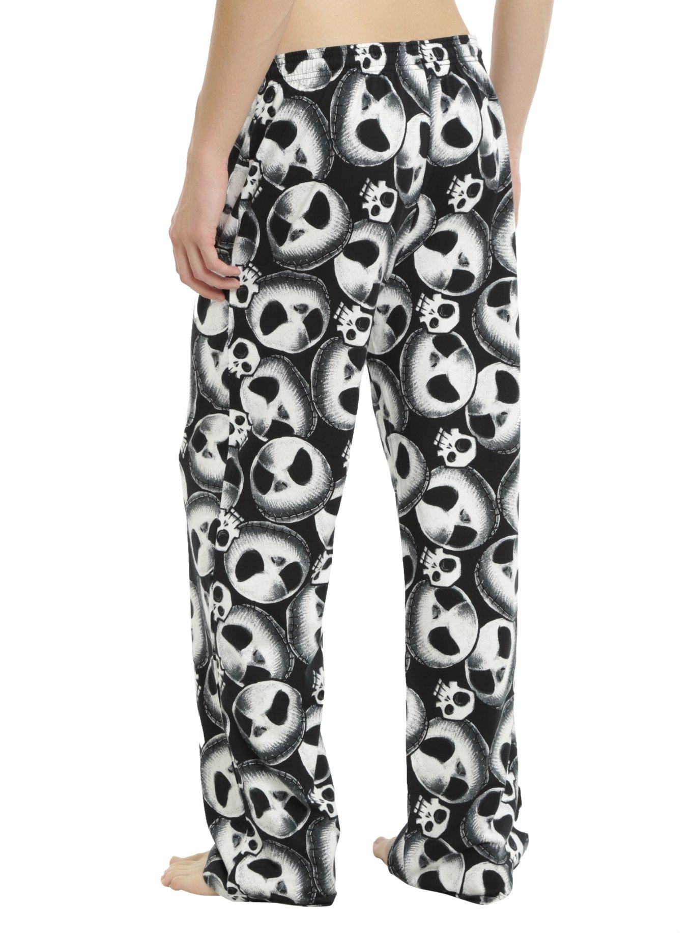 The Nightmare Before Christmas Jack Head Guys Pajama Pants, , alternate