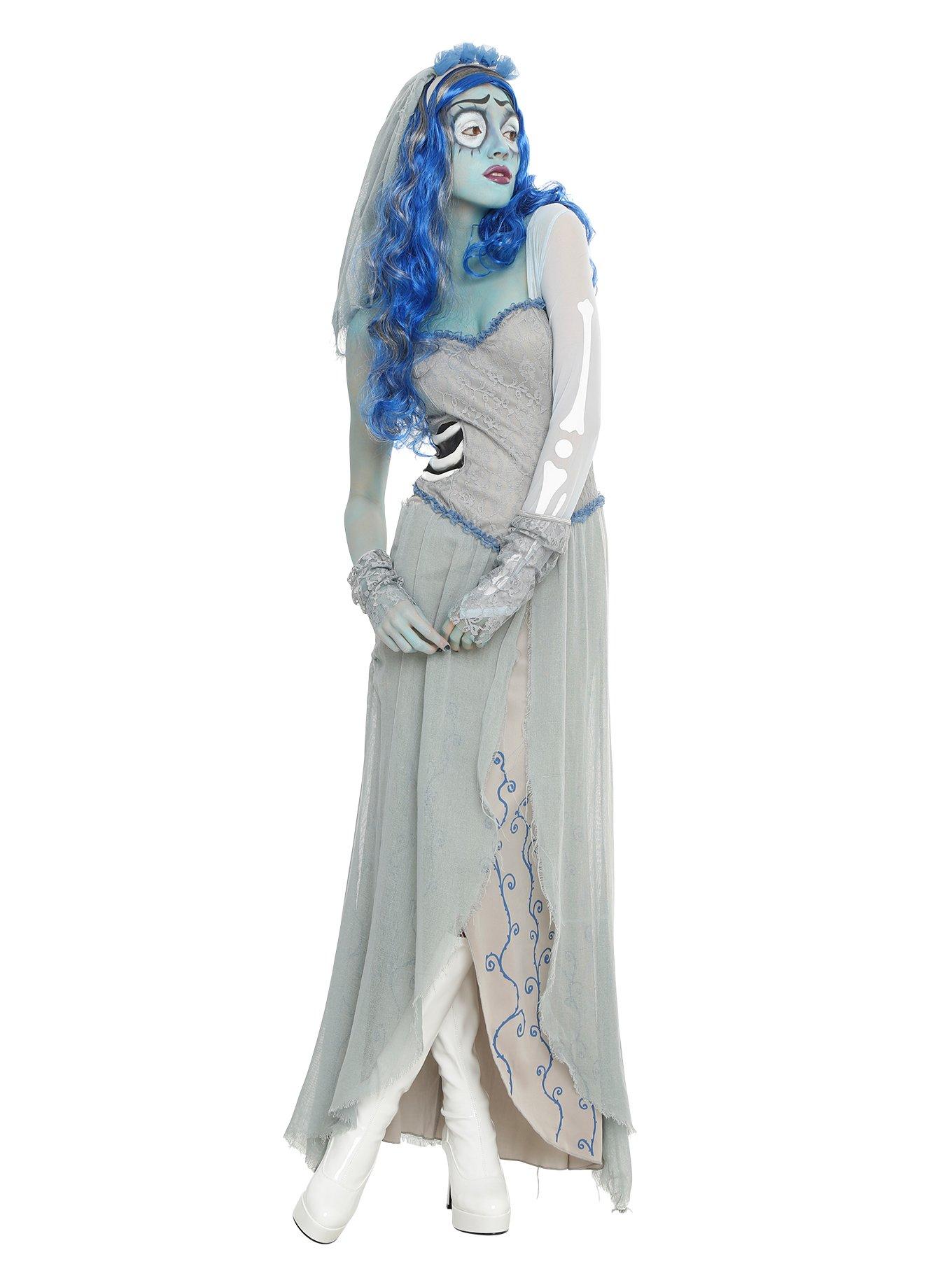 Corpse Bride Emily Costume, , alternate