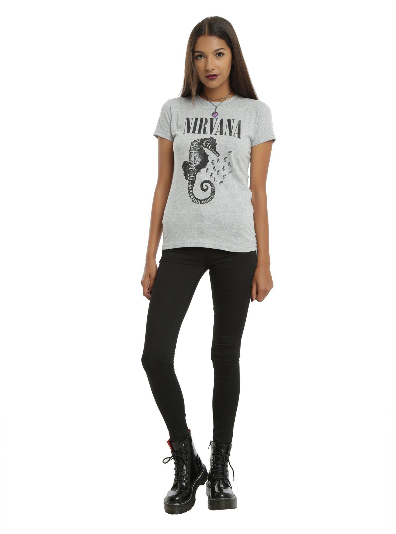 Nirvana Seahorse Girls T-Shirt, , alternate
