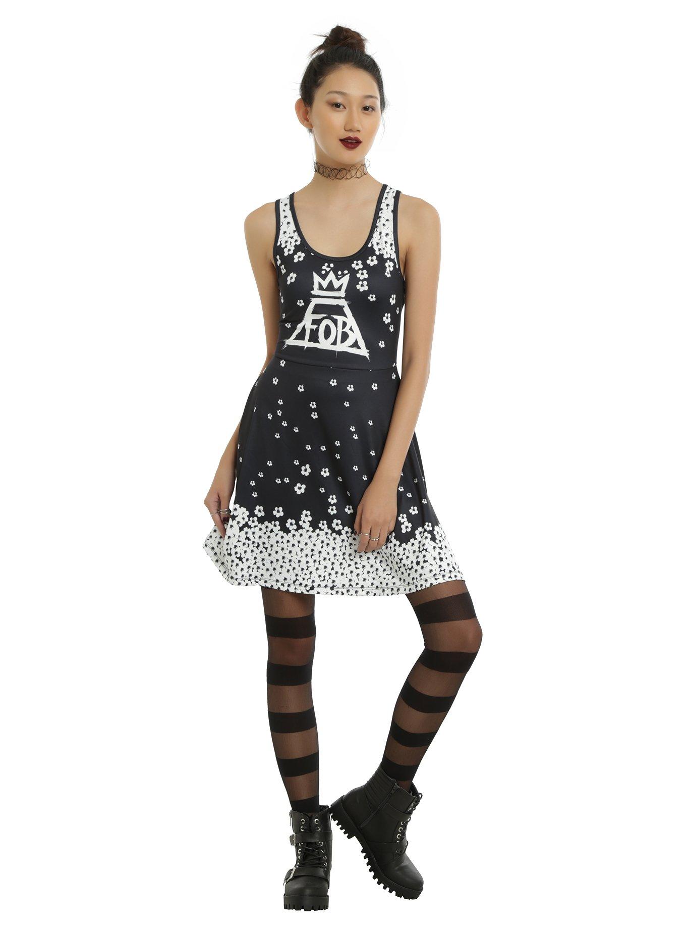 Fall Out Boy Falling Flowers Dress, , alternate