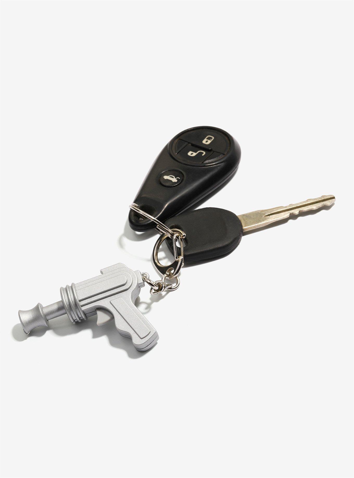 Space Gun Light-Up Key Chain, , alternate