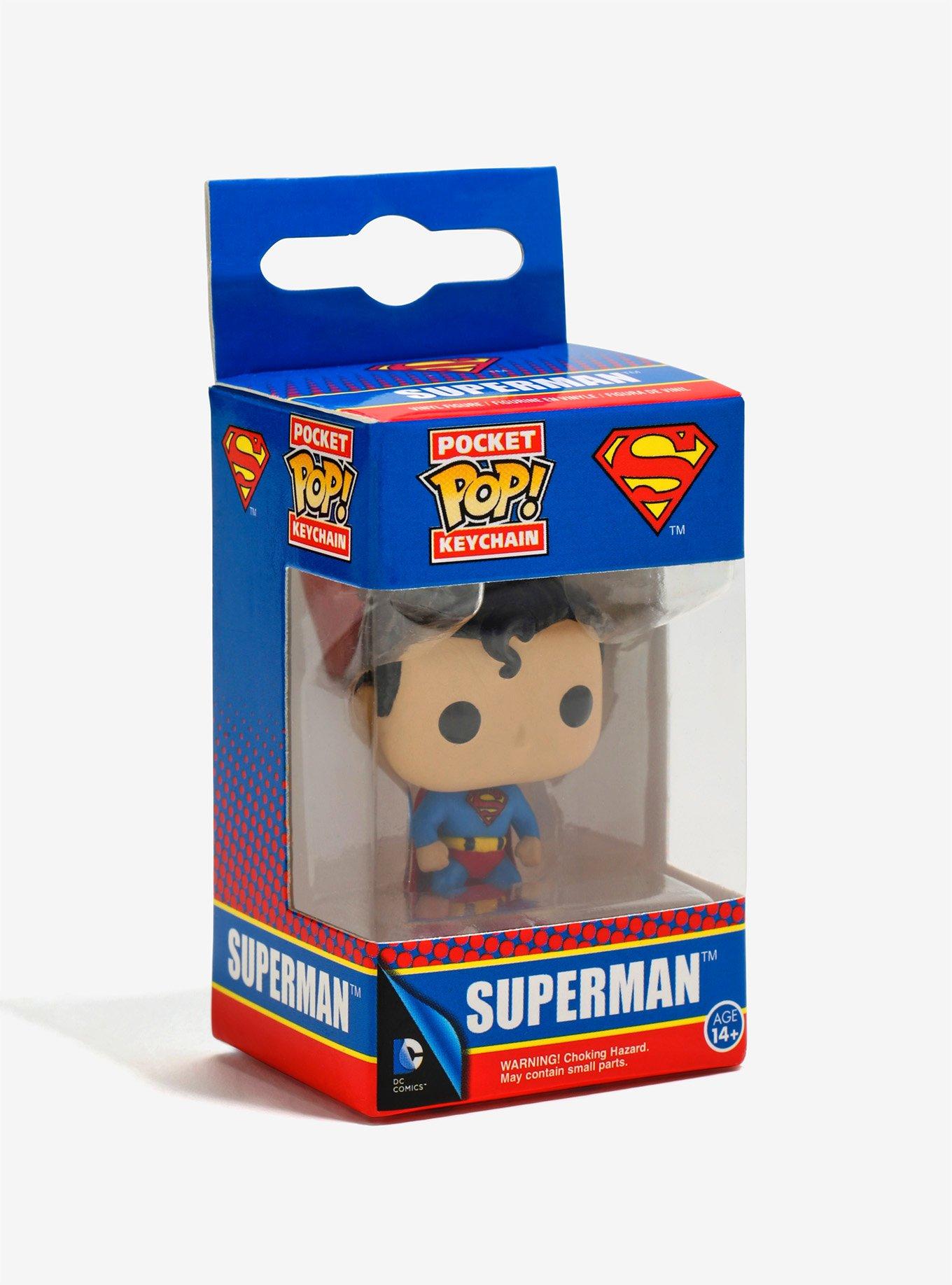 Funko Pocket Pop! DC Comics Superman Key Chain, , alternate