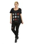 Twenty One Pilots Blurryface Girls T-Shirt, , alternate