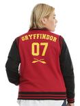 Harry Potter Gryffindor Girls Varsity Jacket Plus Size, , alternate