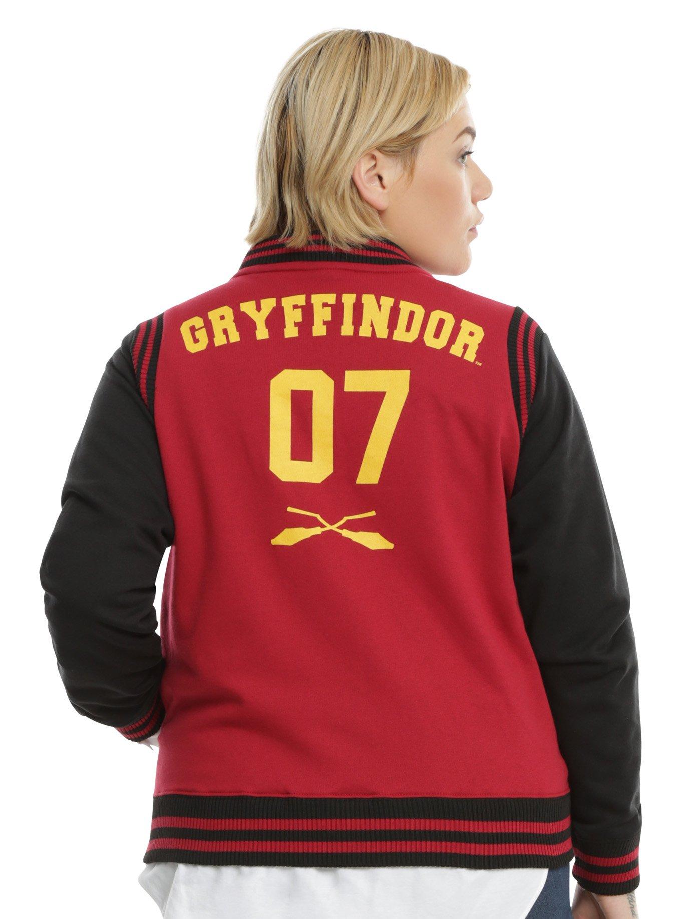 Harry Potter Gryffindor Girls Varsity Jacket Plus Size, , alternate