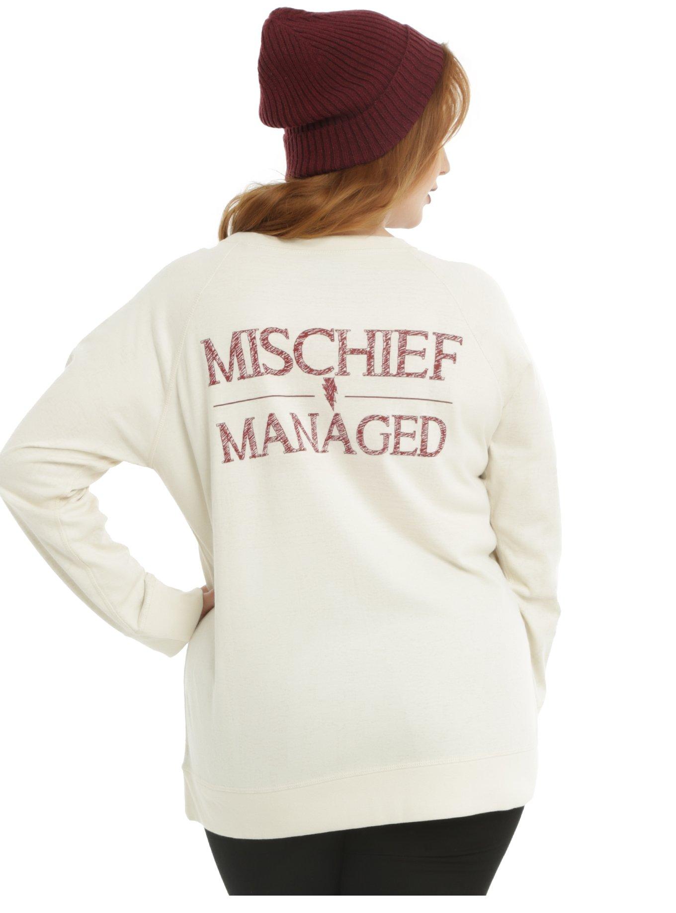 Harry Potter Marauder's Map Girls Reversible Pullover Plus Size, , alternate