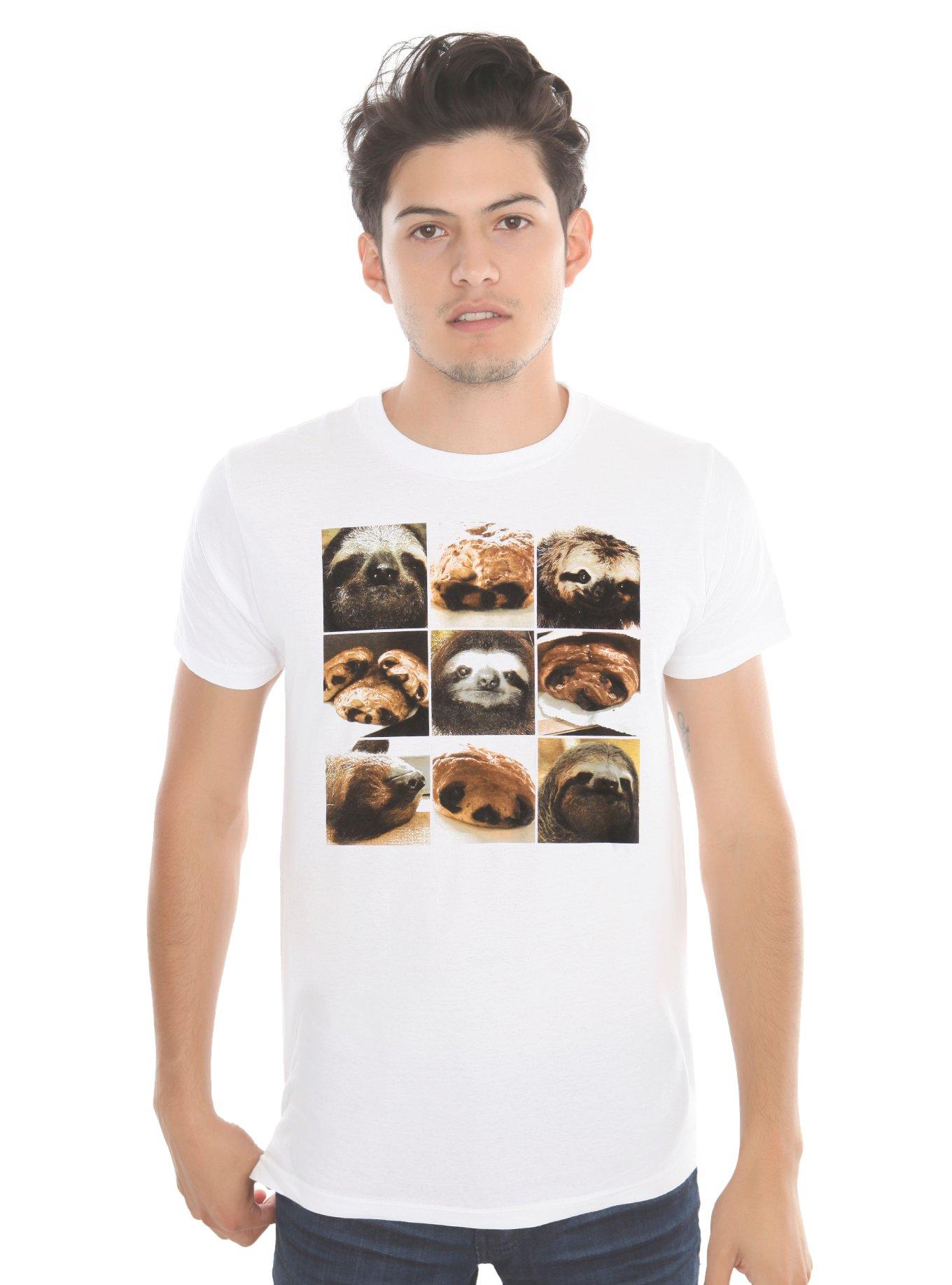 Sloth Or Croissant T-Shirt, , alternate