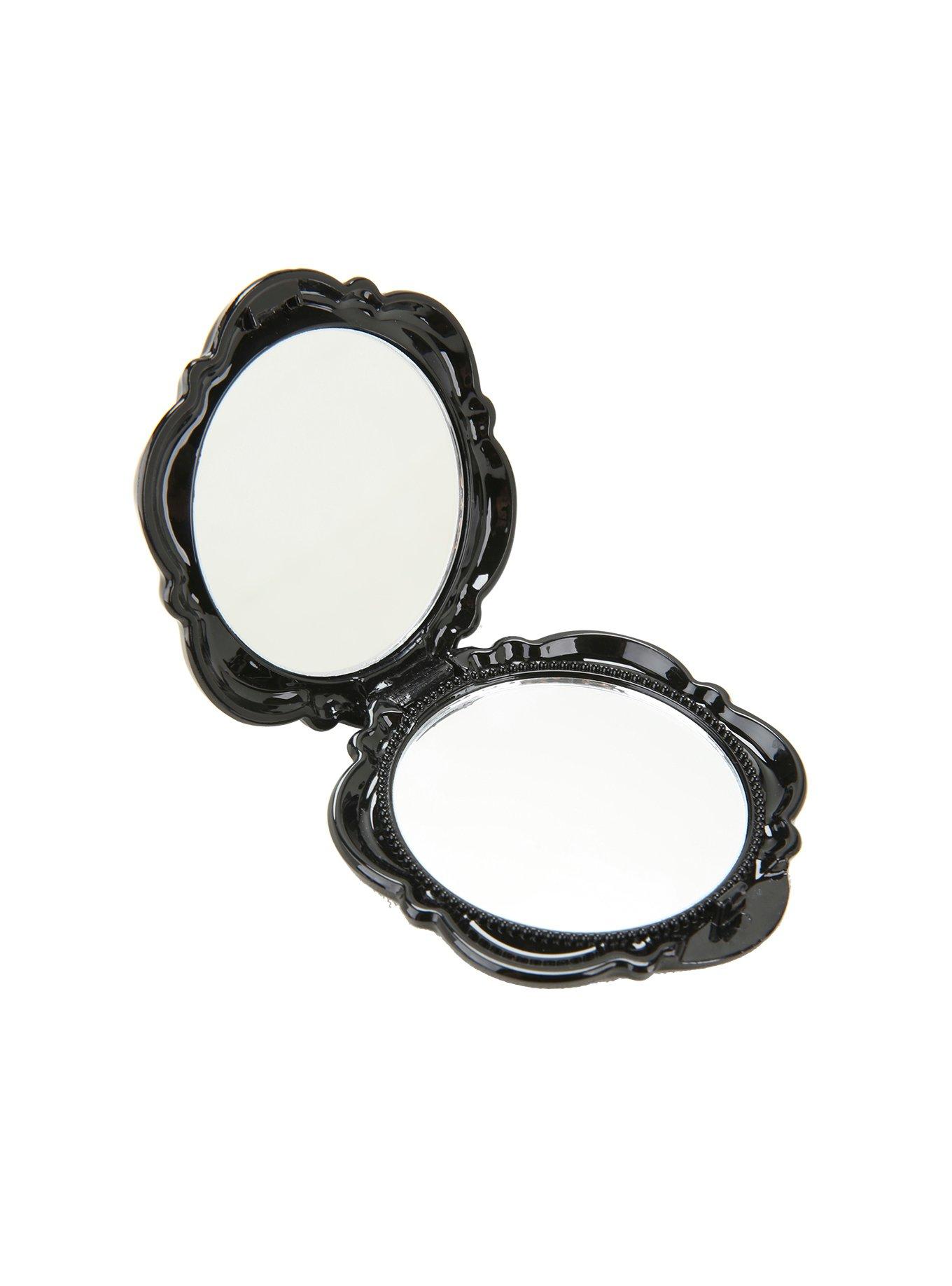 Black Rose Compact Mirror, , alternate