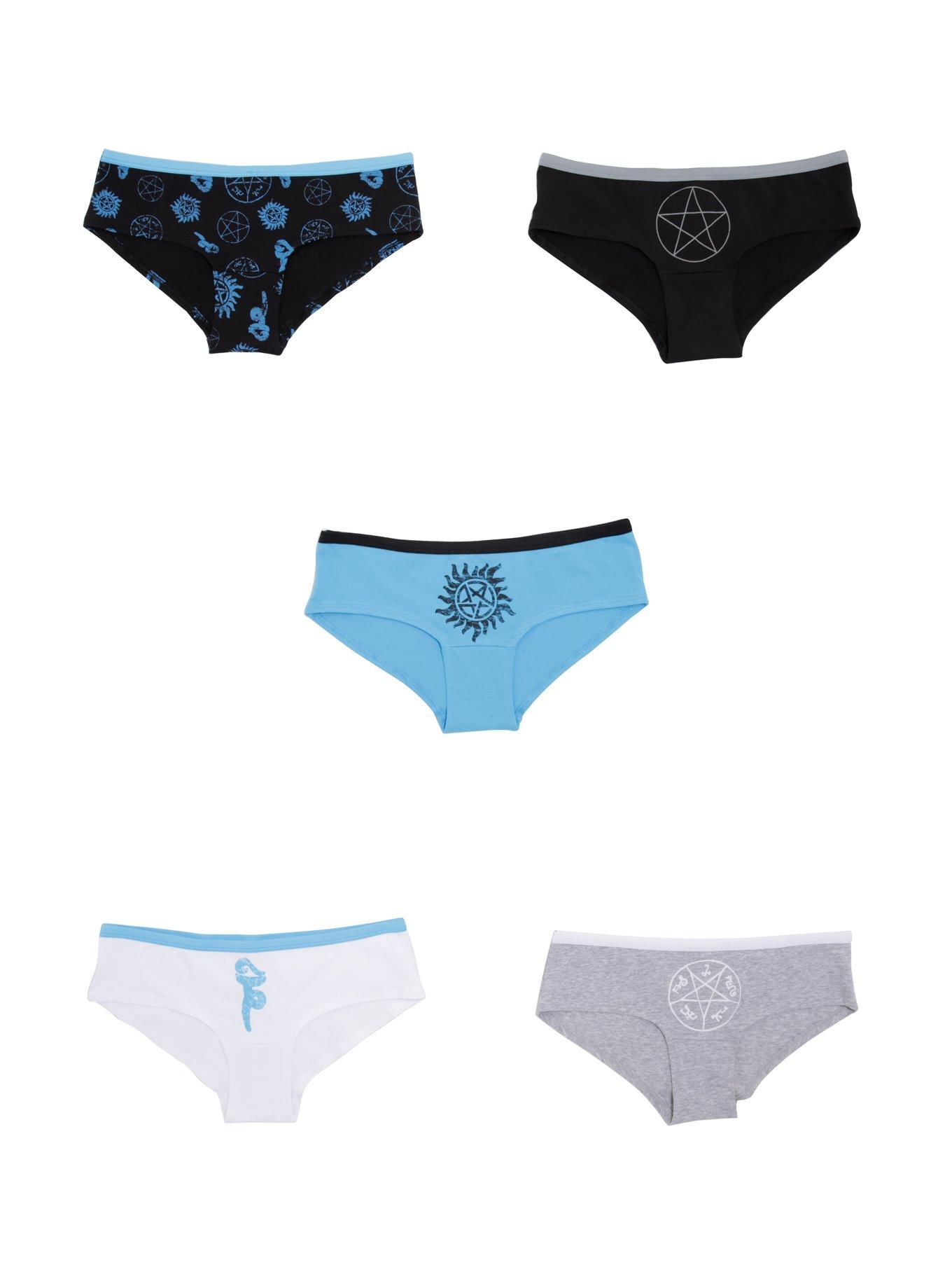 Supernatural Symbols Panty 5 Pack, , alternate