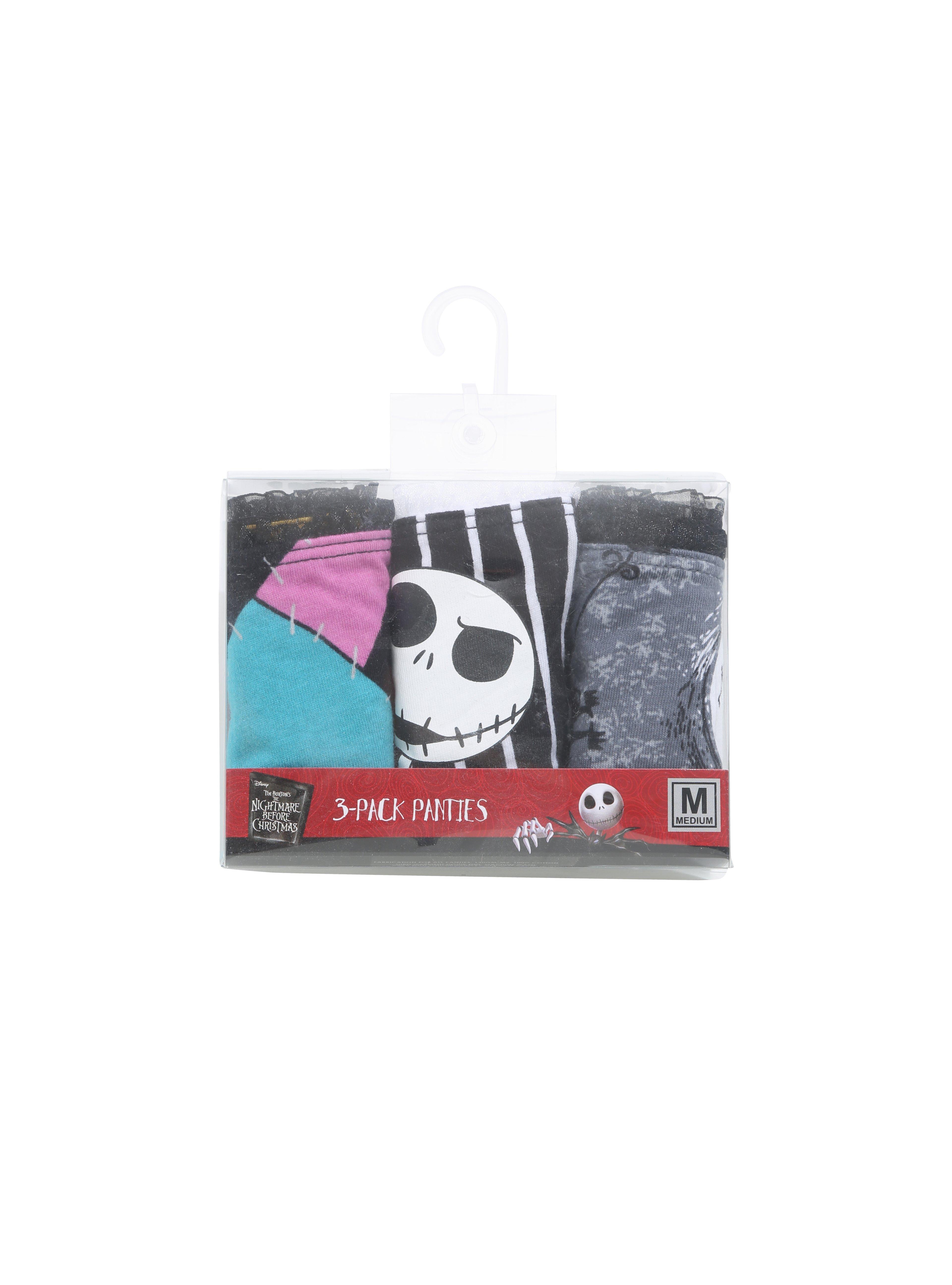 The Nightmare Before Christmas Jack & Sally Panty Set, , alternate