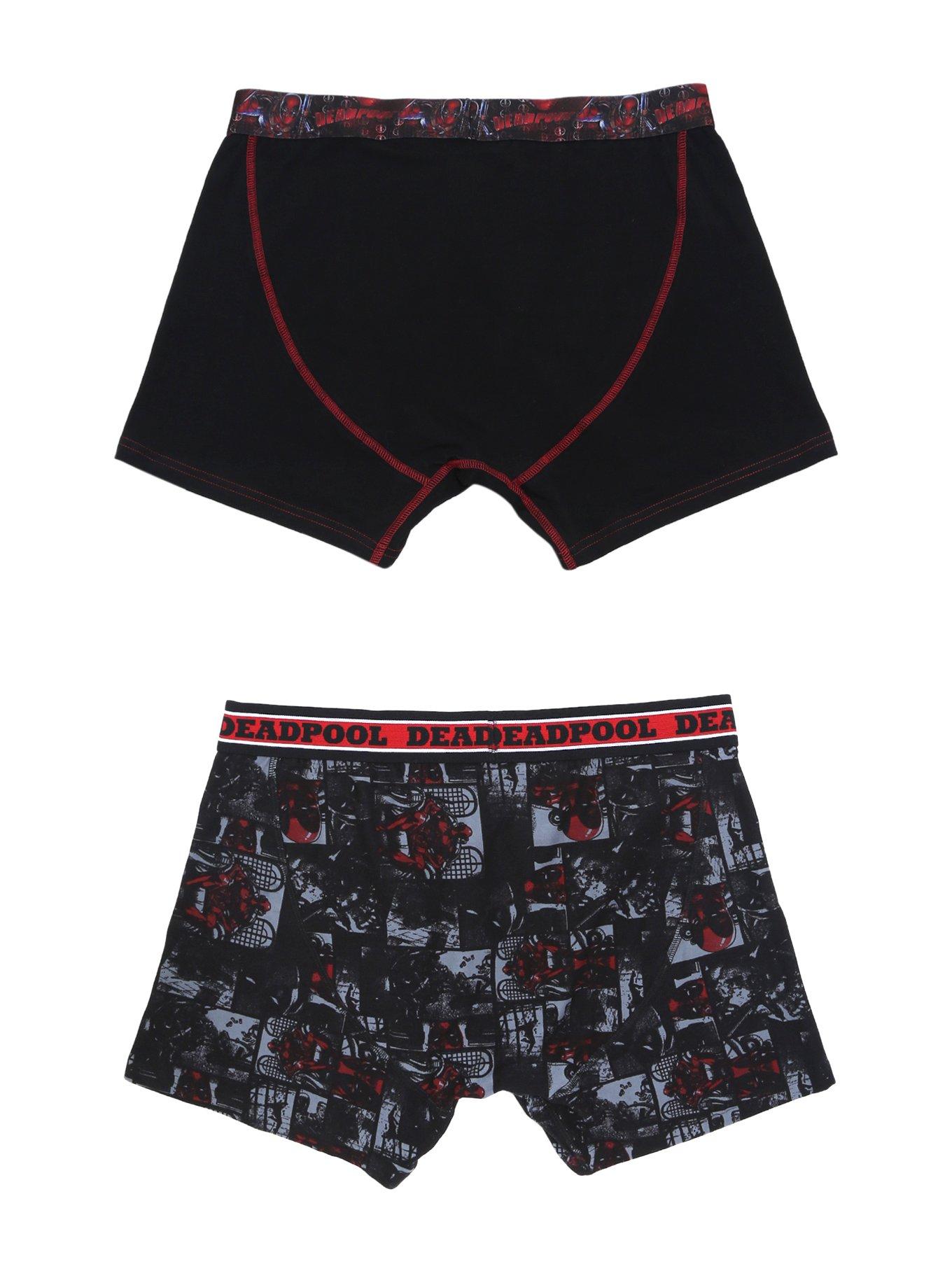Marvel Deadpool Boxer Briefs Set, , alternate