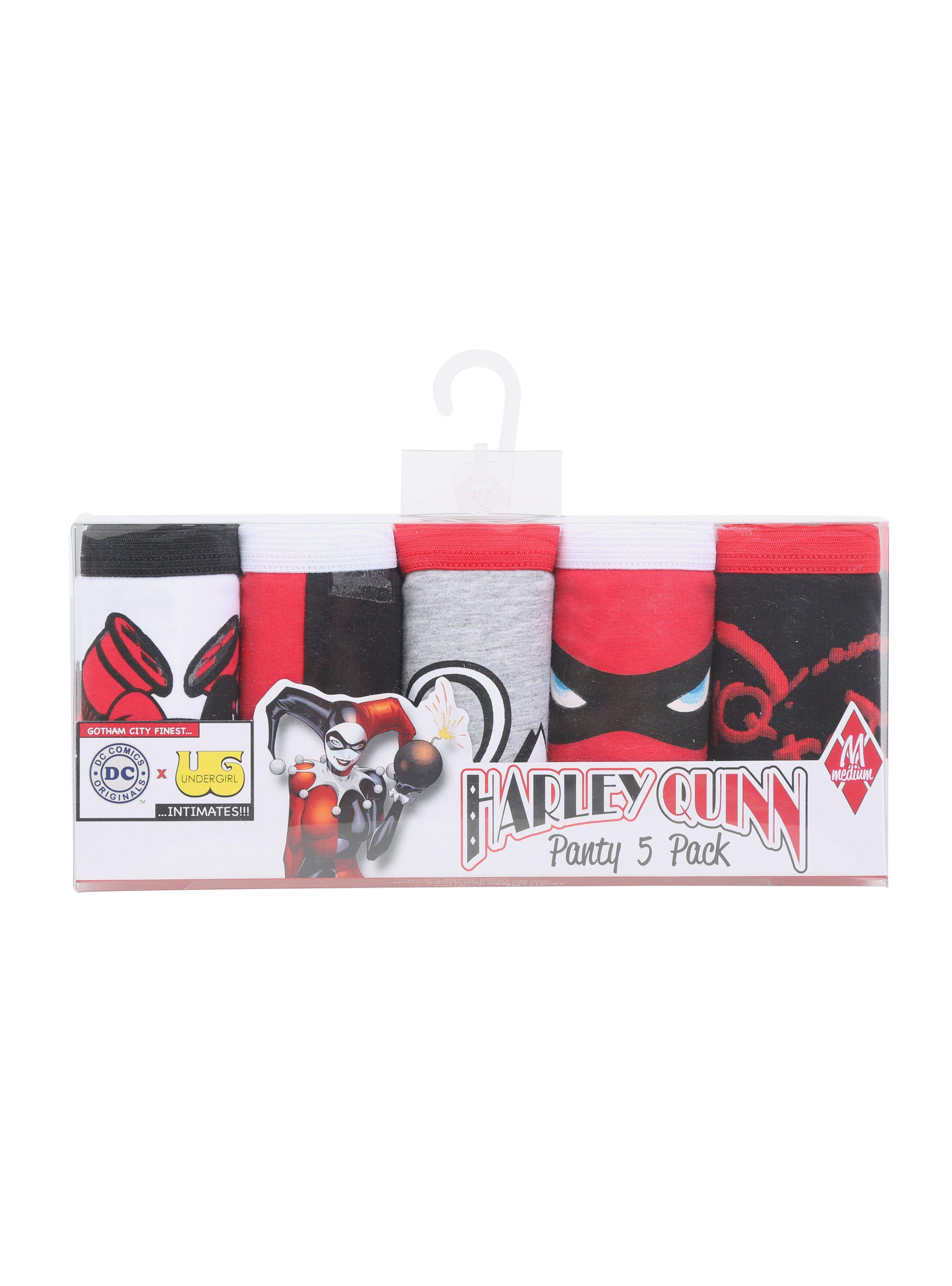 DC Comics Harley Quinn Panty Set, , alternate