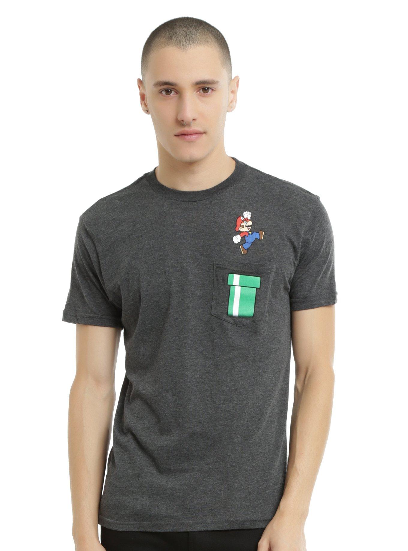 Super Mario Bros. Pipe Pocket T-Shirt, , alternate