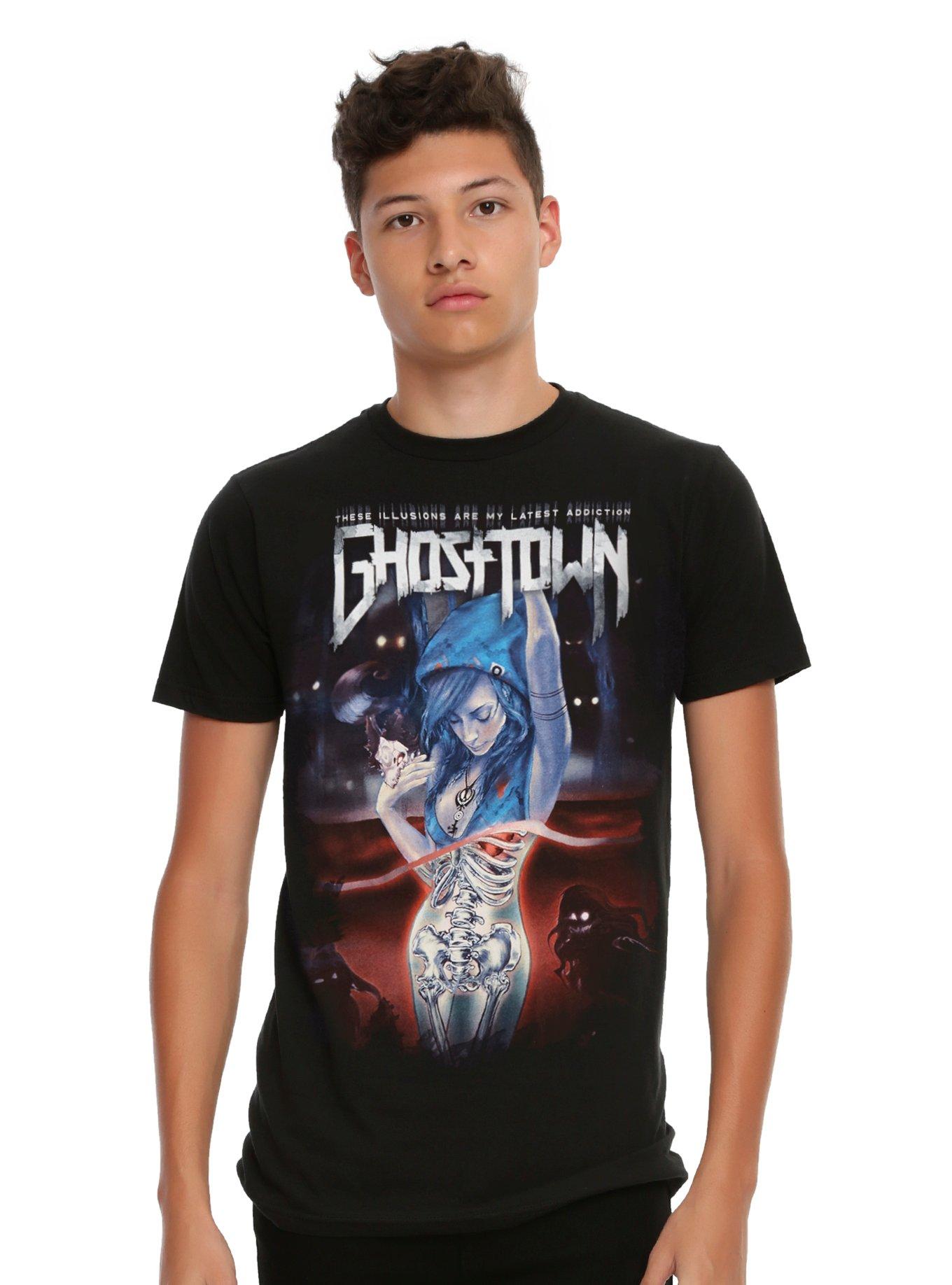 Ghost Town These Illusions Are My Latest Addiction T-Shirt, , alternate