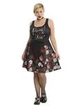 Panic! At The Disco Floral Dress Plus Size, , alternate
