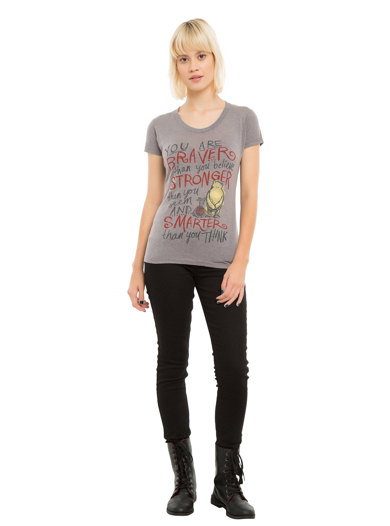 Disney Winnie The Pooh Smarter Than You Think Girls T-Shirt, , alternate