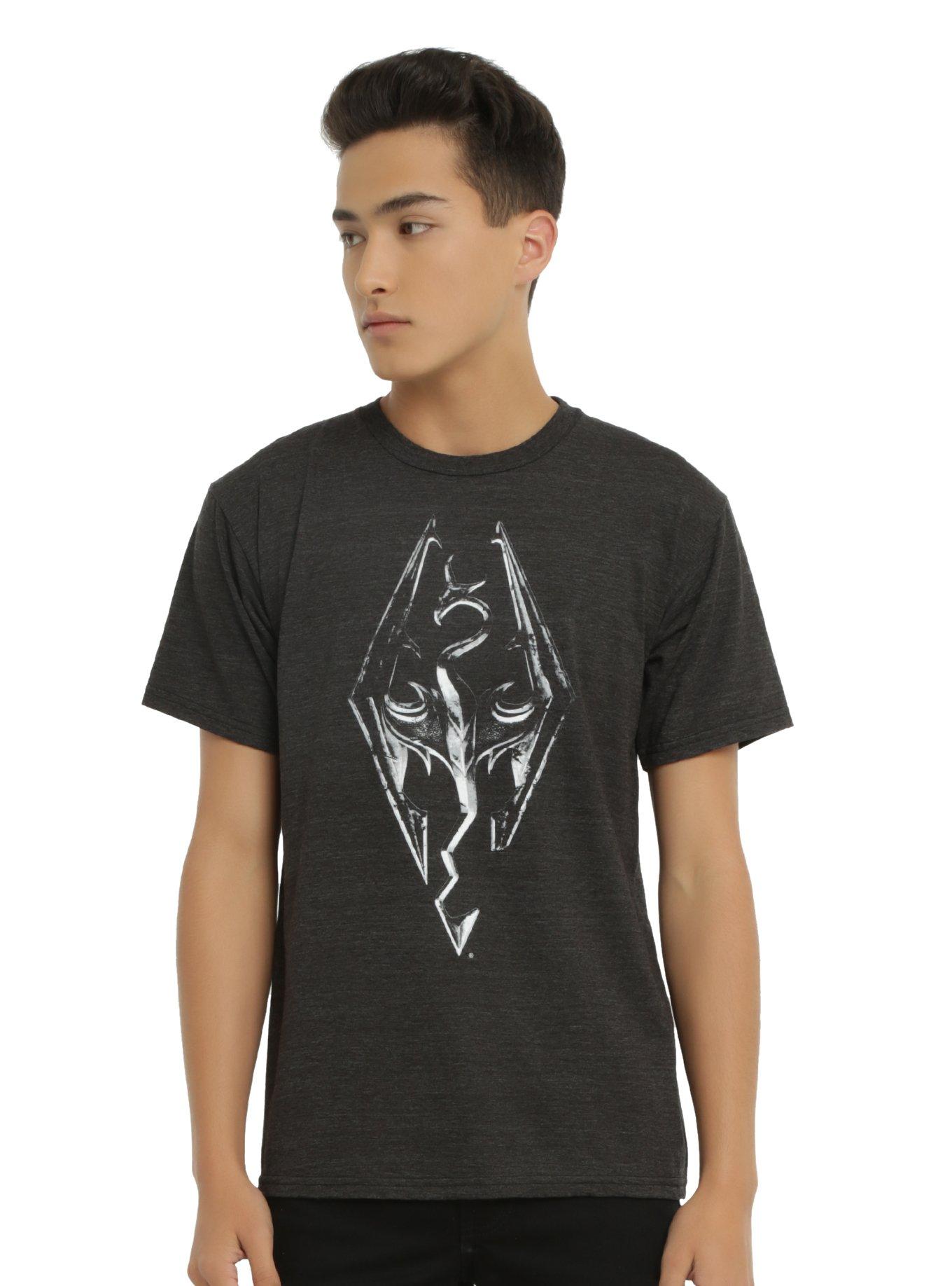 The Elder Scrolls V: Skyrim Logo T-Shirt, , alternate