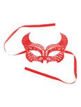 Devil Lace Masquerade Mask, , alternate