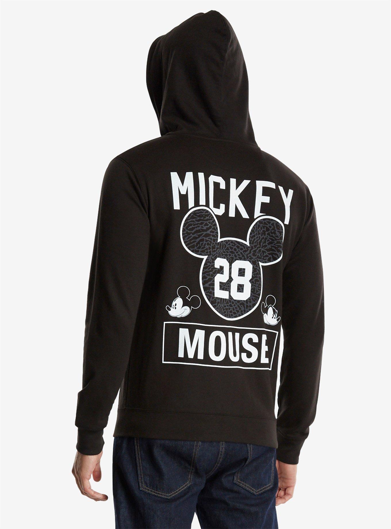 Disney Mickey Mouse Black & White Hoodie, , alternate