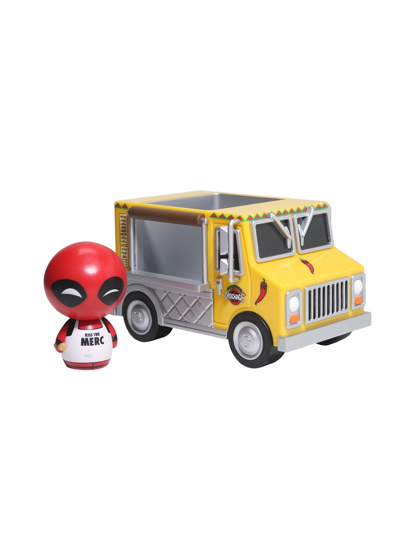 Funko Marvel Dorbz Ridez Deadpool With Chimichanga Truck Vinyl Collectible, , alternate