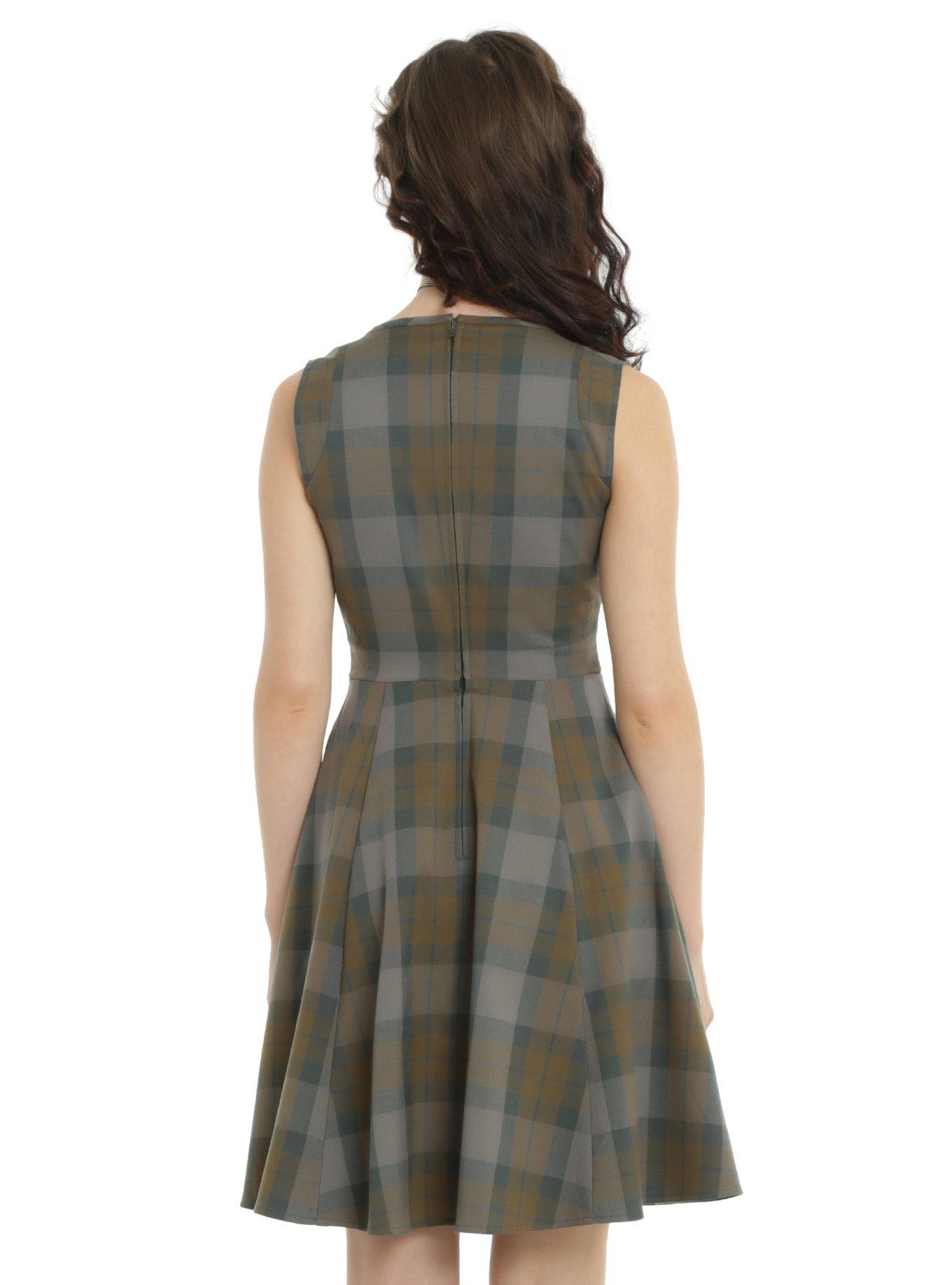 Outlander Tartan 40s Dress, , alternate