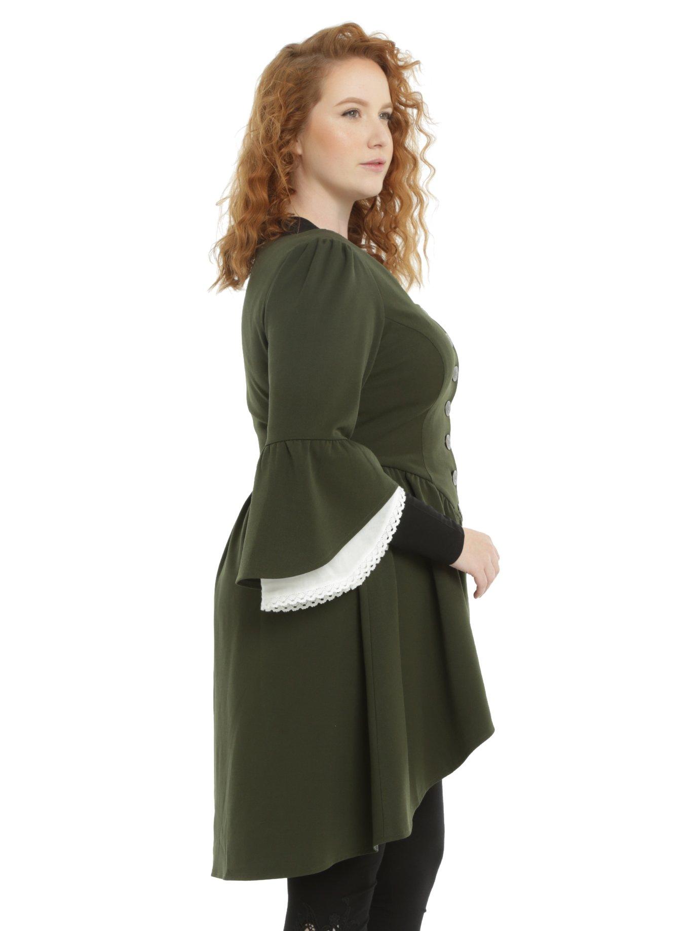 Outlander Ruffled Peplum Jacket Plus Size, , alternate