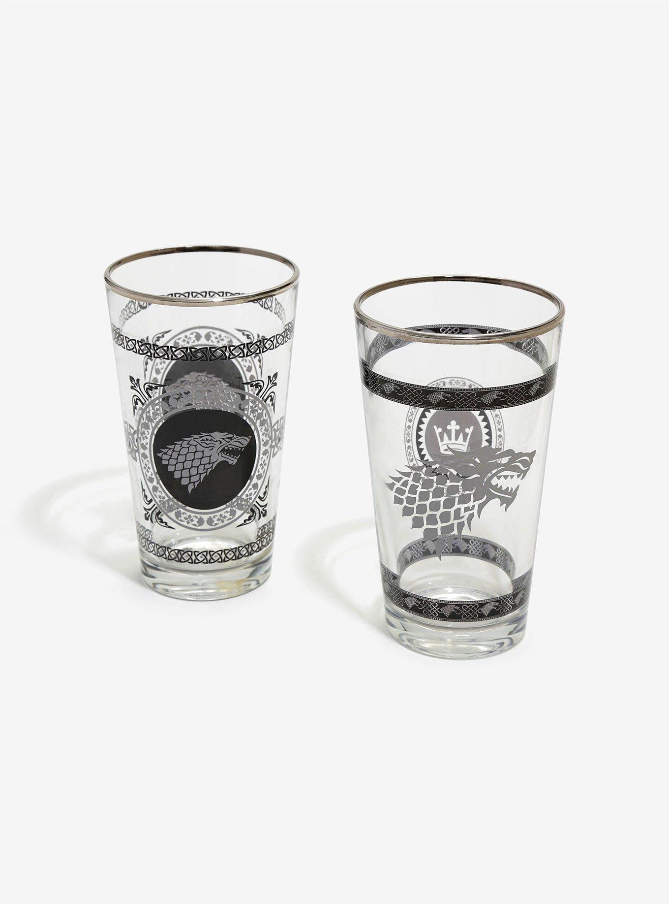 Game Of Thrones House Stark Pint Glasses, , alternate