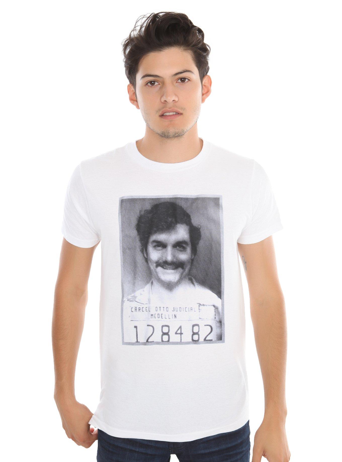 Narcos Pablo Escobar Mugshot T-Shirt, , alternate