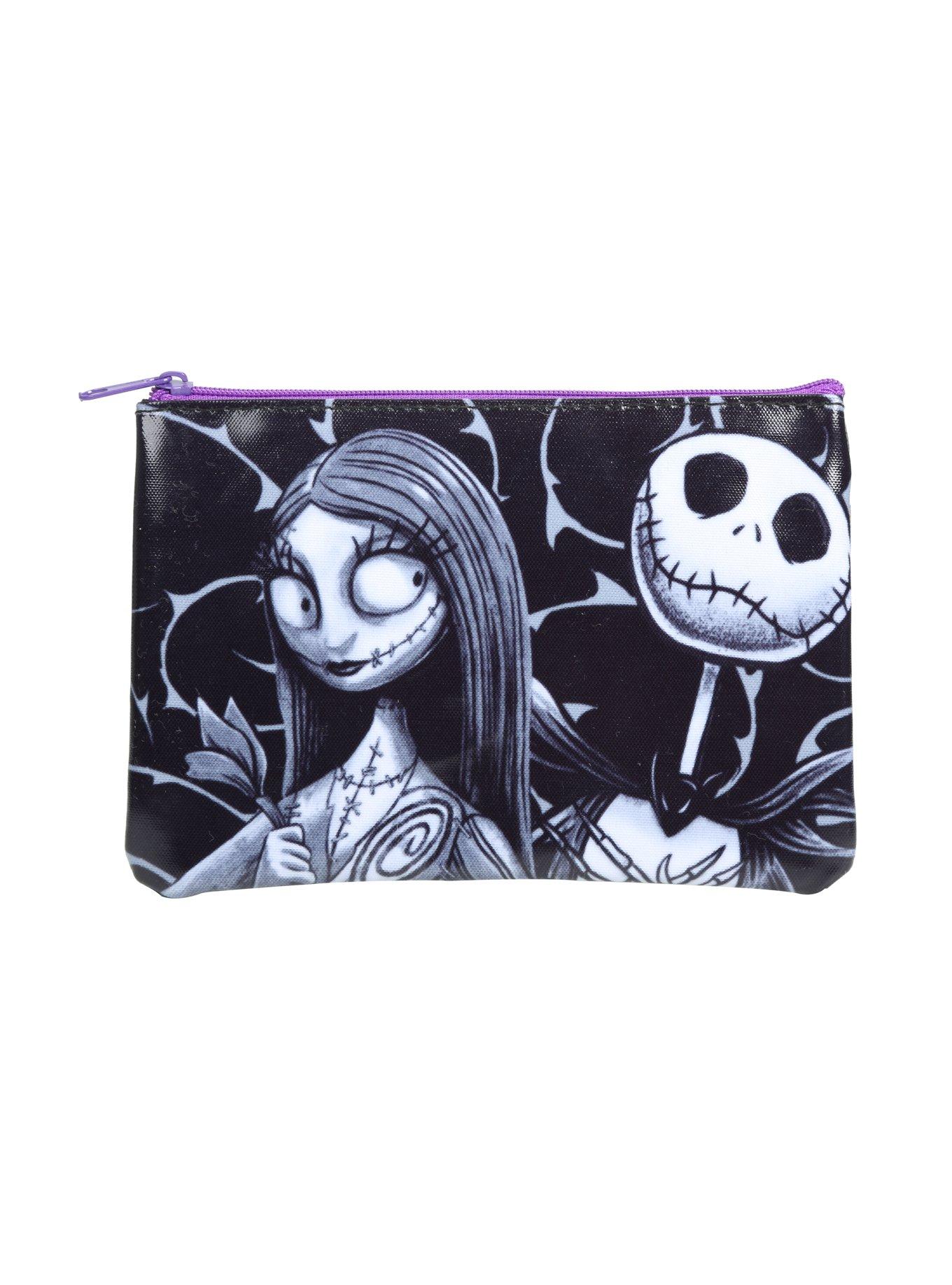 The Nightmare Before Christmas Jack And Sally Makeup Bag Set, , alternate