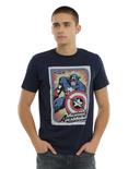 Marvel Captain America Trading Card T-Shirt, , alternate