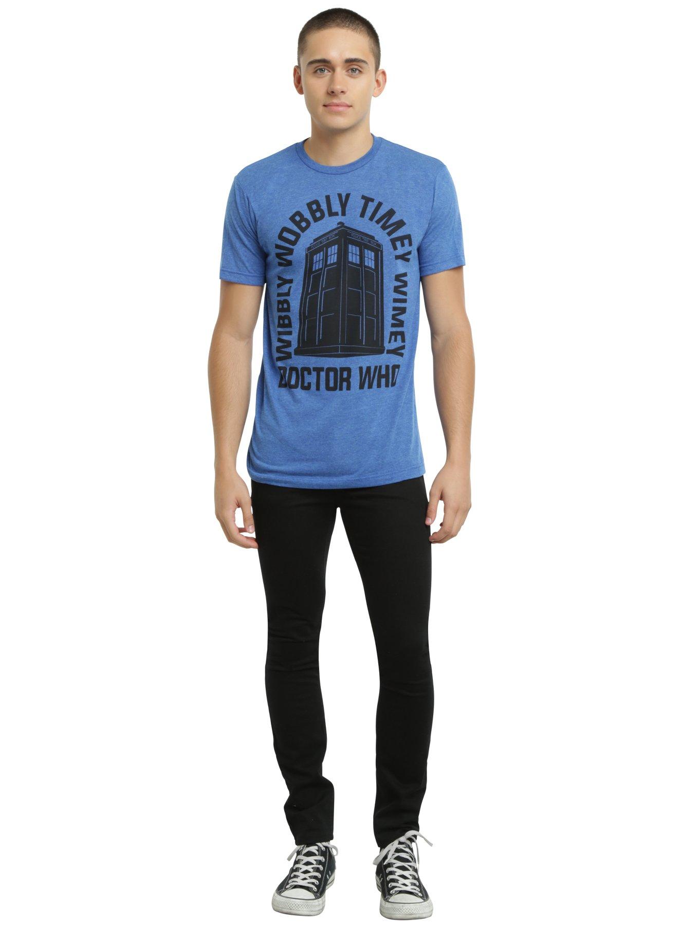 Doctor Who Wibbly Wobbly TARDIS T-Shirt, , alternate